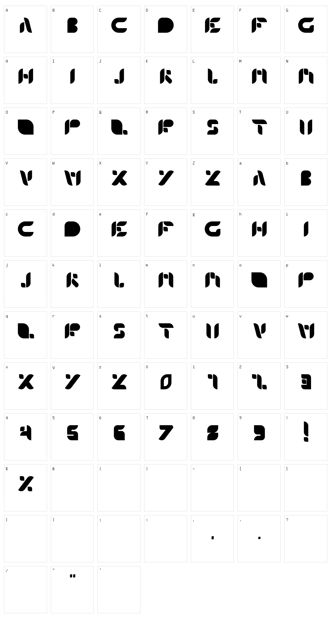 Colombia Character Set