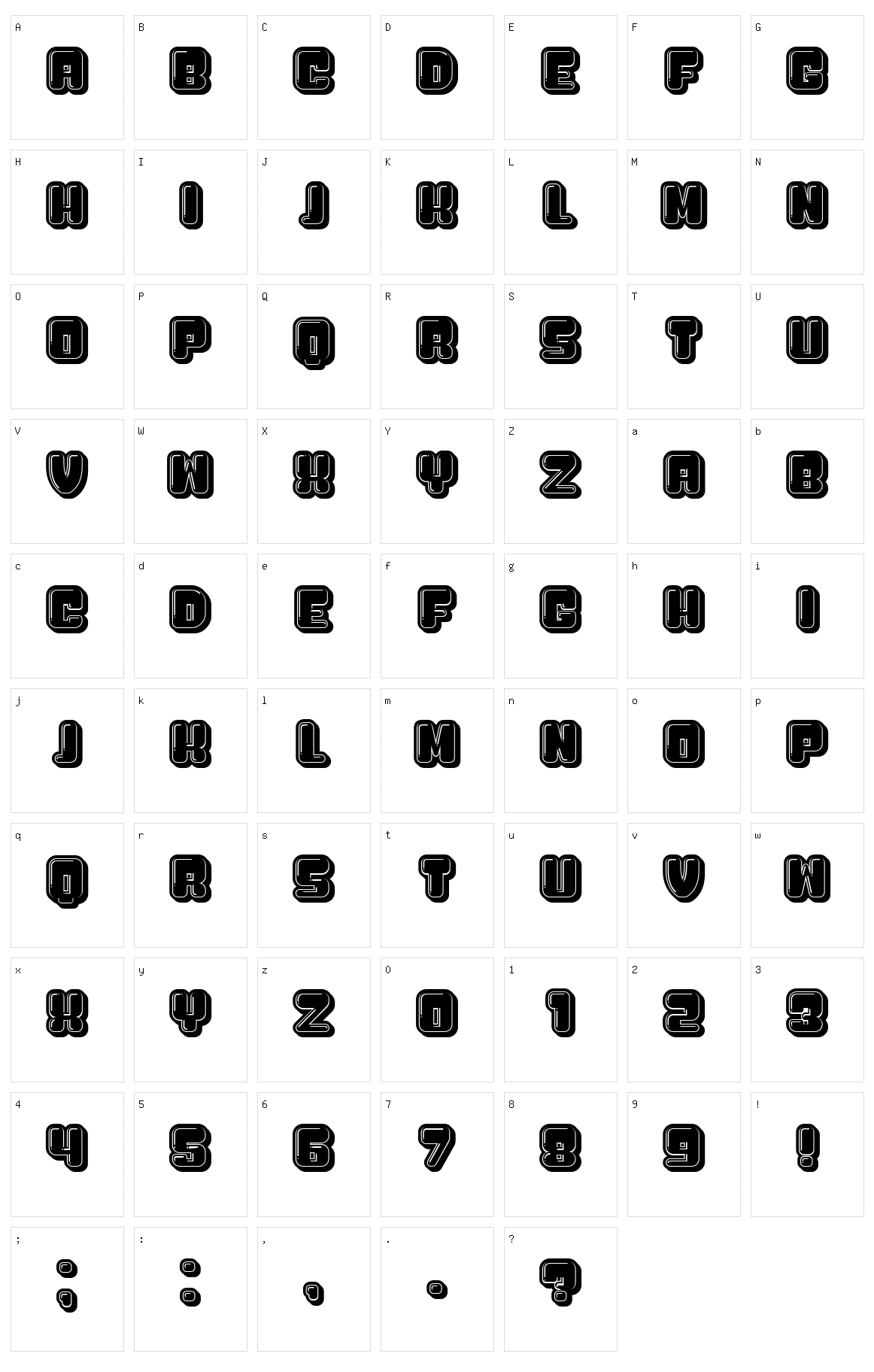 Cosa Nostra Character Set