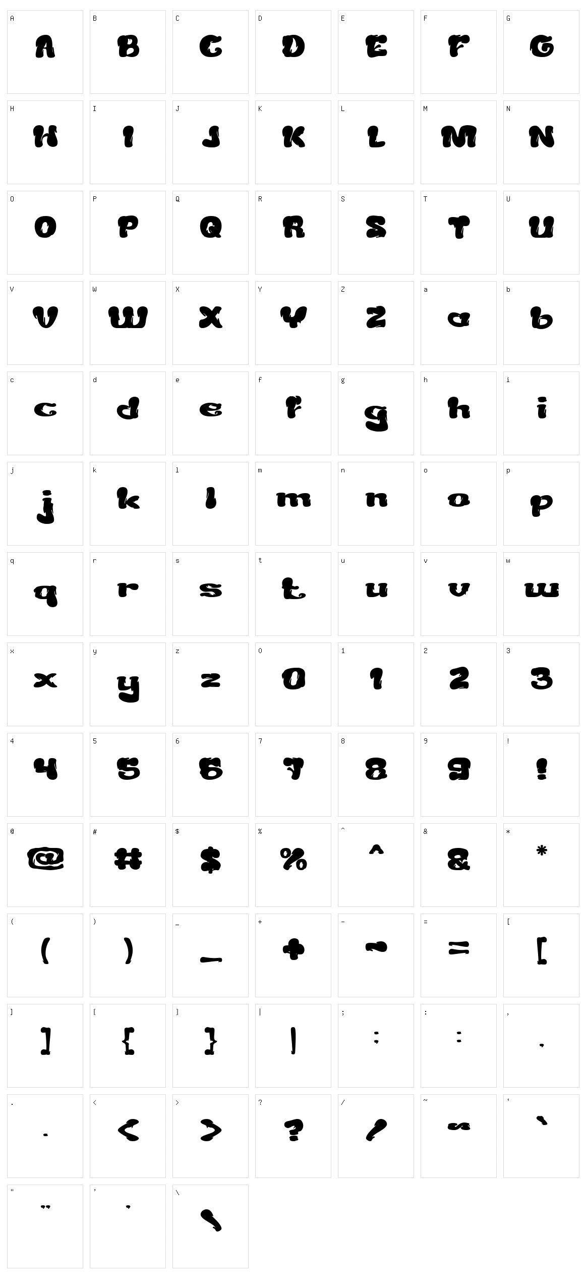 Creamy Butter Character Set