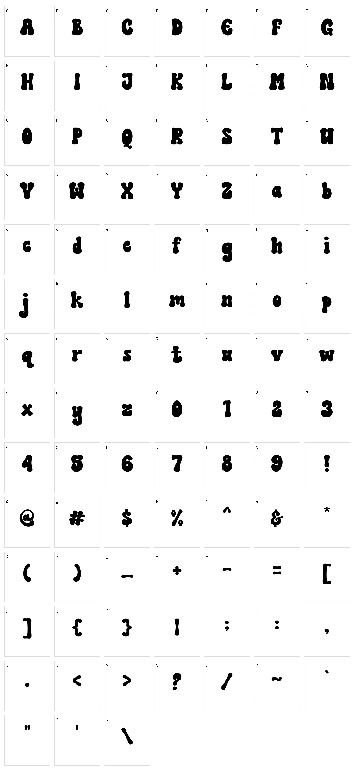 Forever Dreaming Character Set