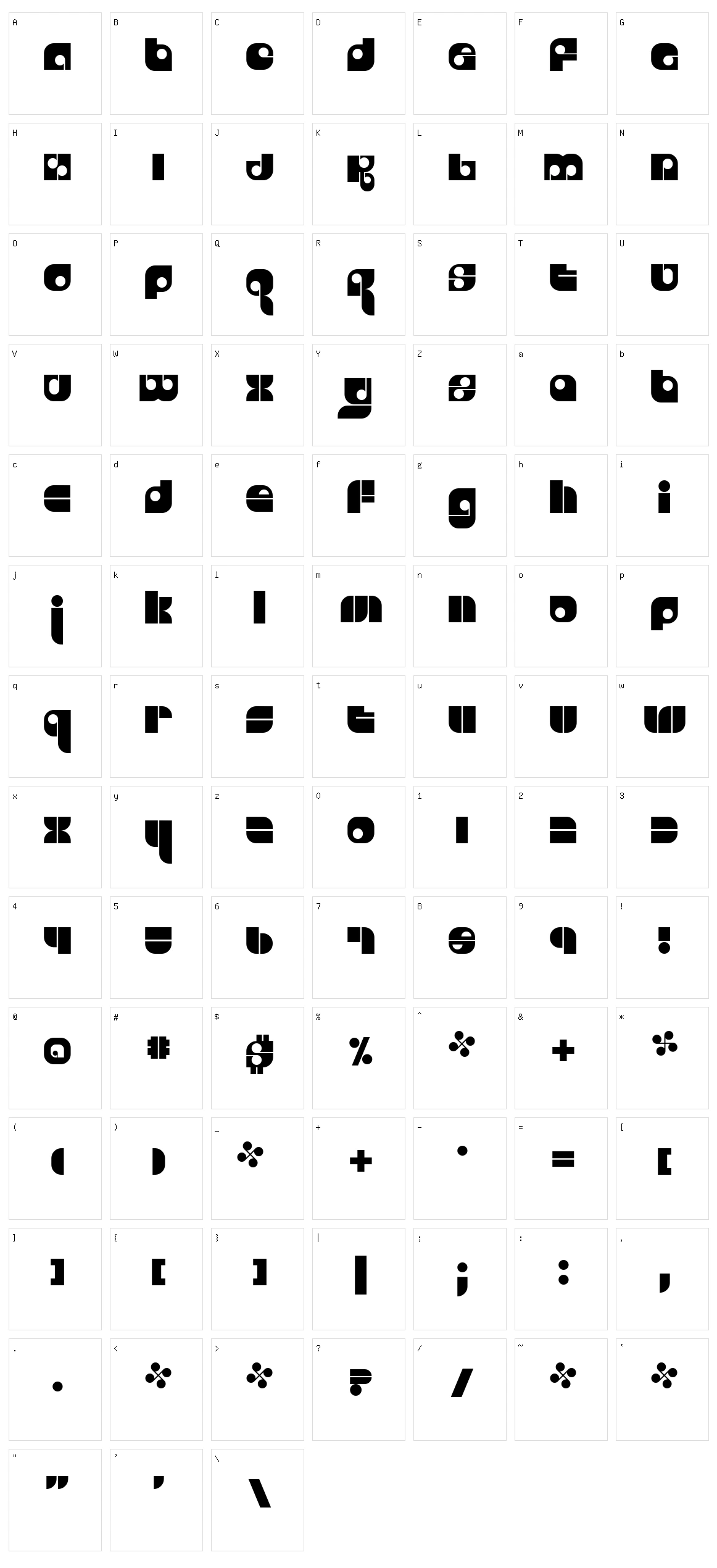 Freestyle Character Set