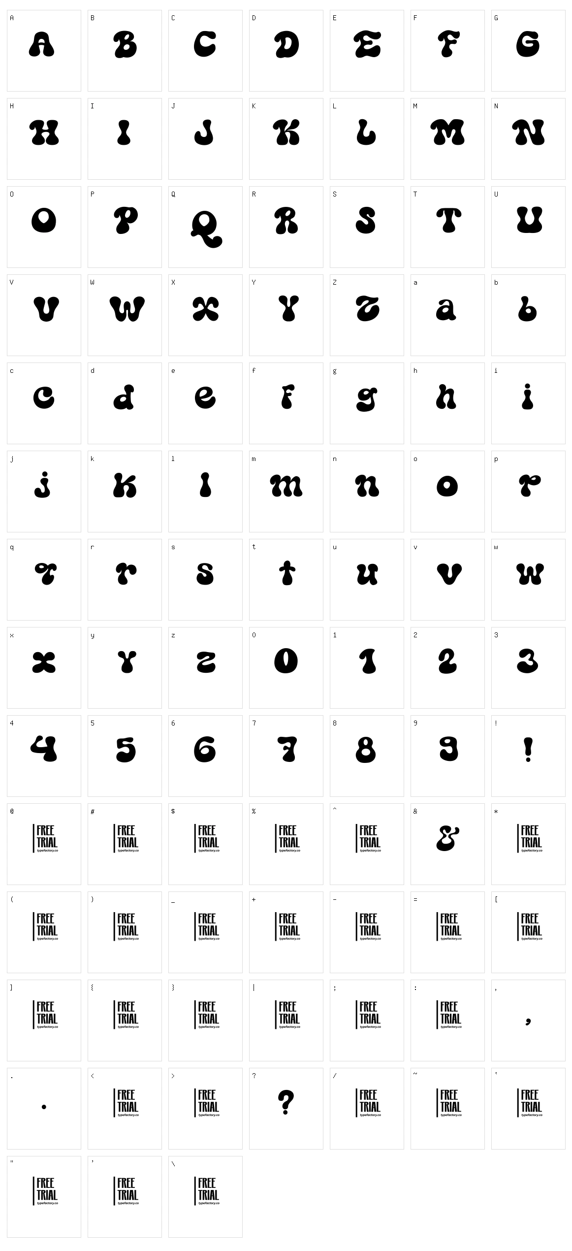 Gathrima Character Set