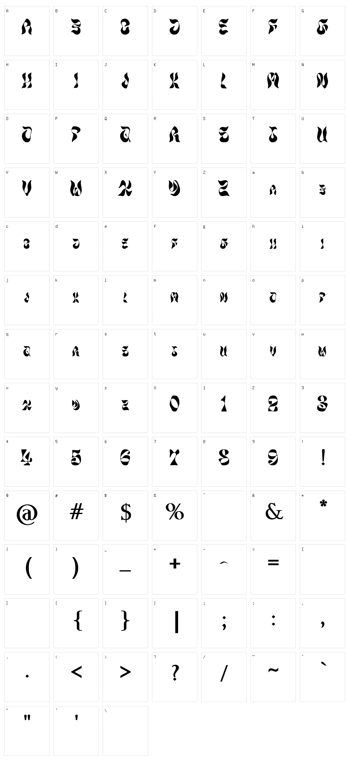 Geol Character Set