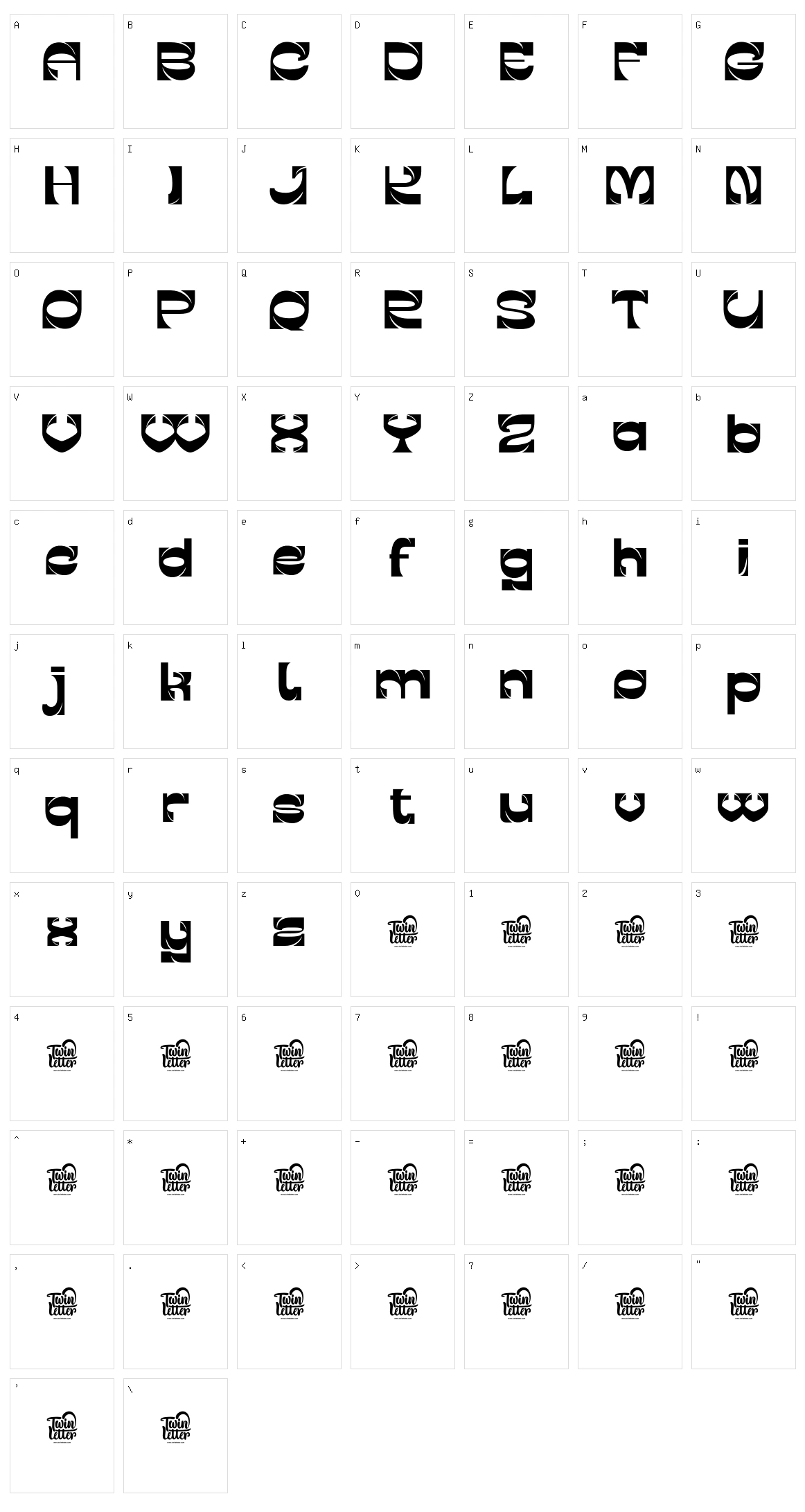 Gerakent Character Set