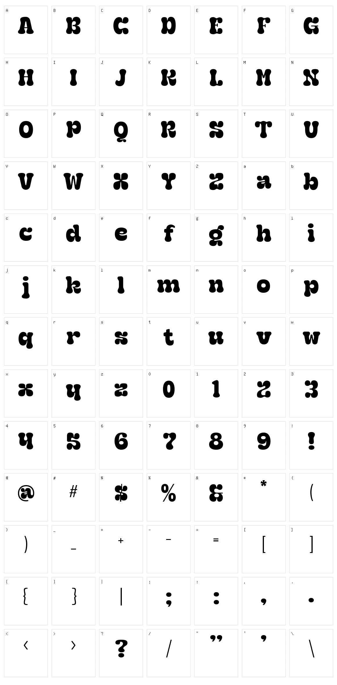 Geska Rolling Character Set