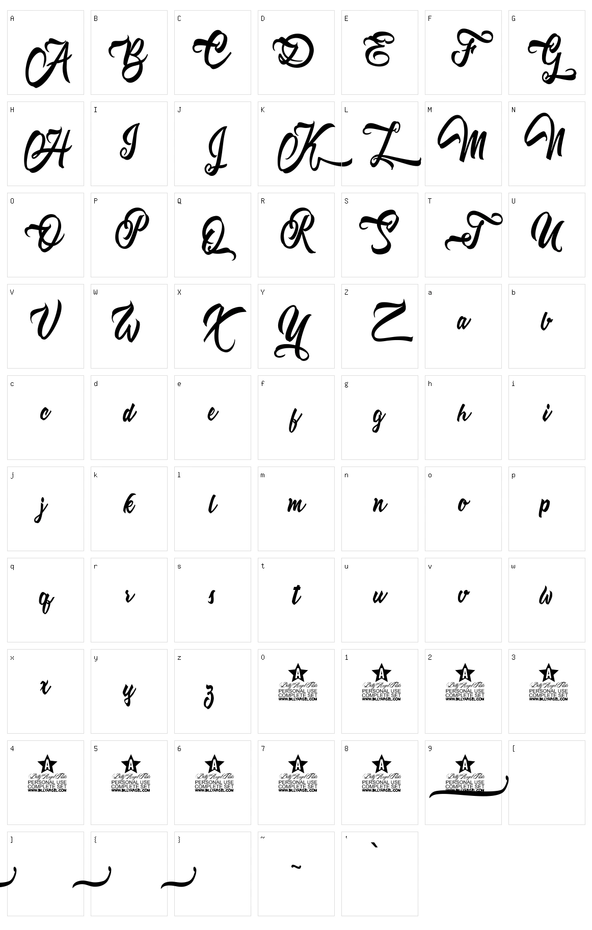 Chapter One Character Set