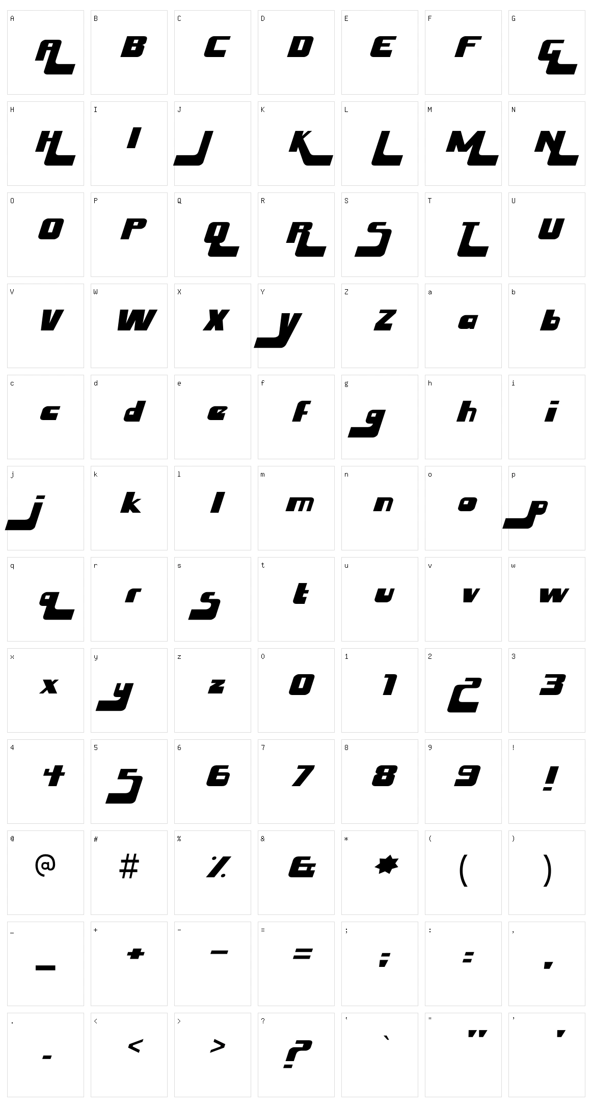 Husky Stash Character Set