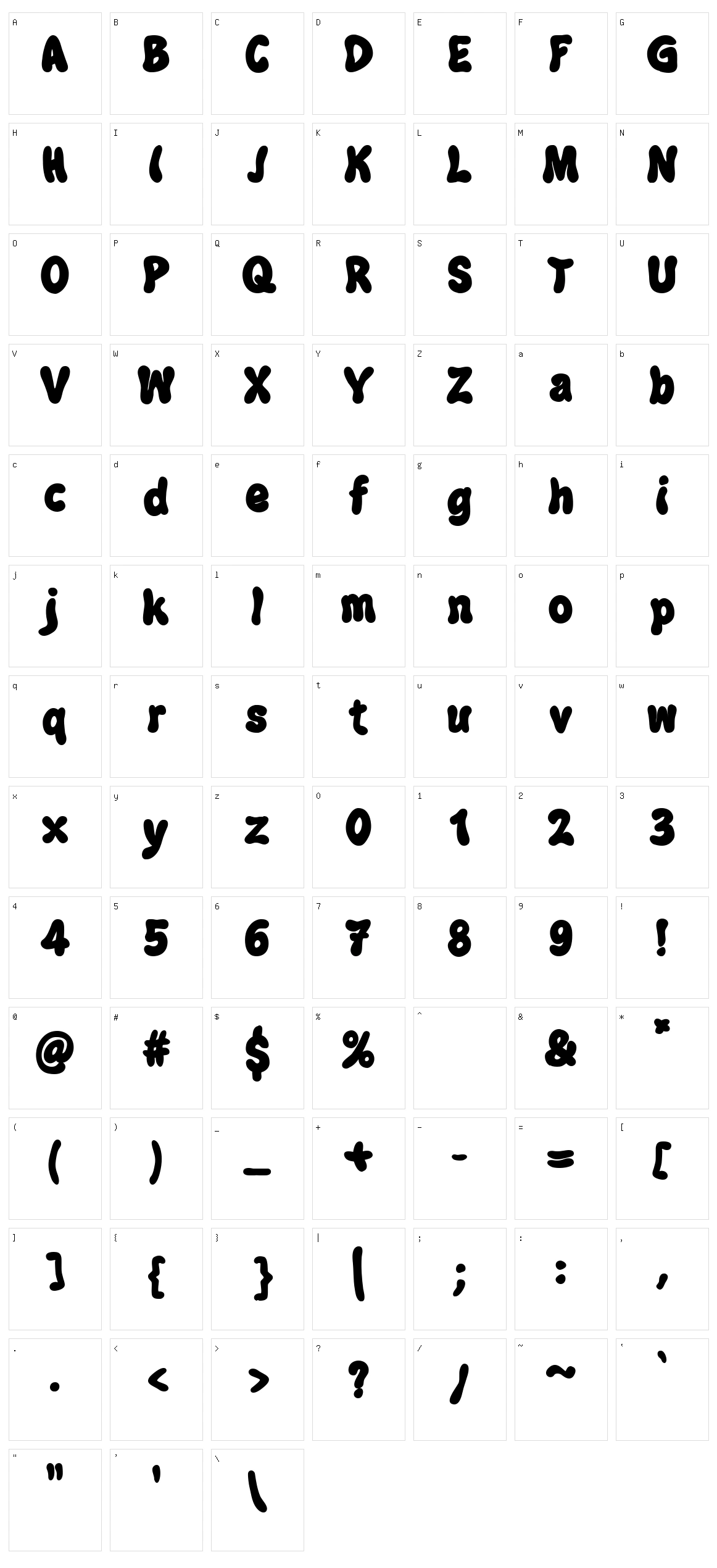 Jazz Ball Character Set