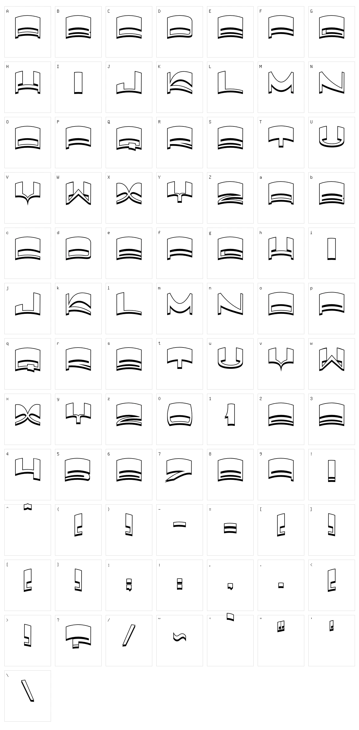 JMH Elixir Shadow Character Set