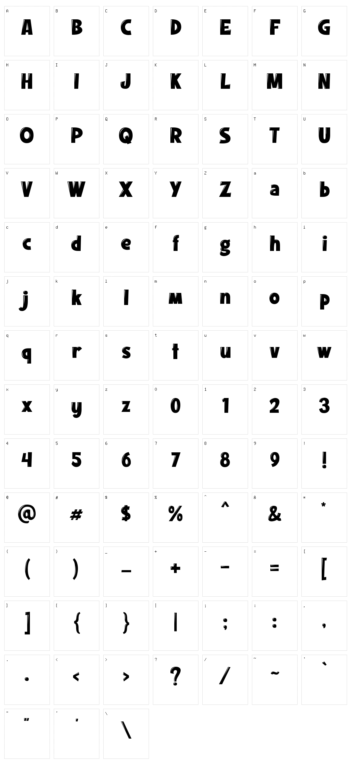 Kiss Melody Character Set