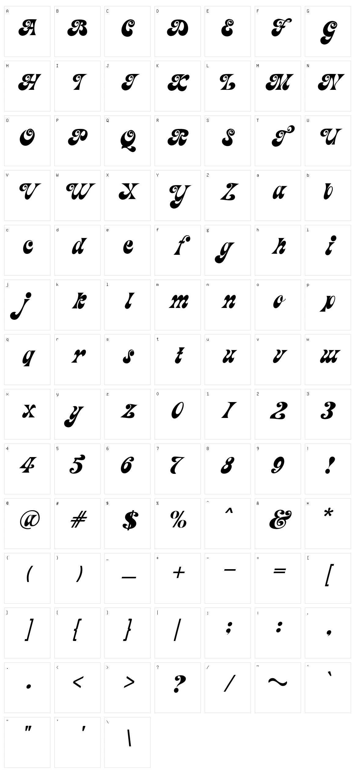 Magic Funk Character Set