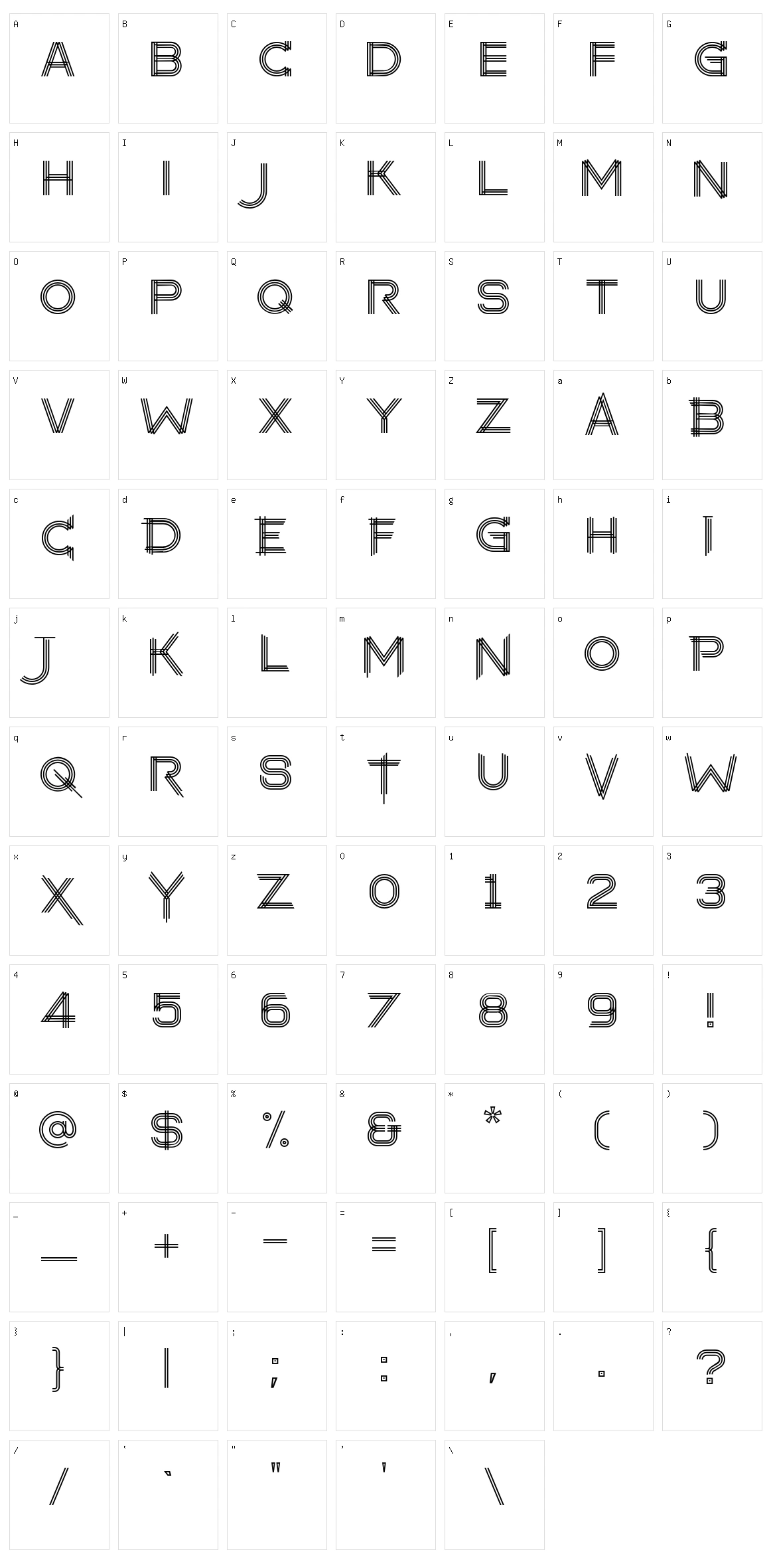 Makayla Character Set