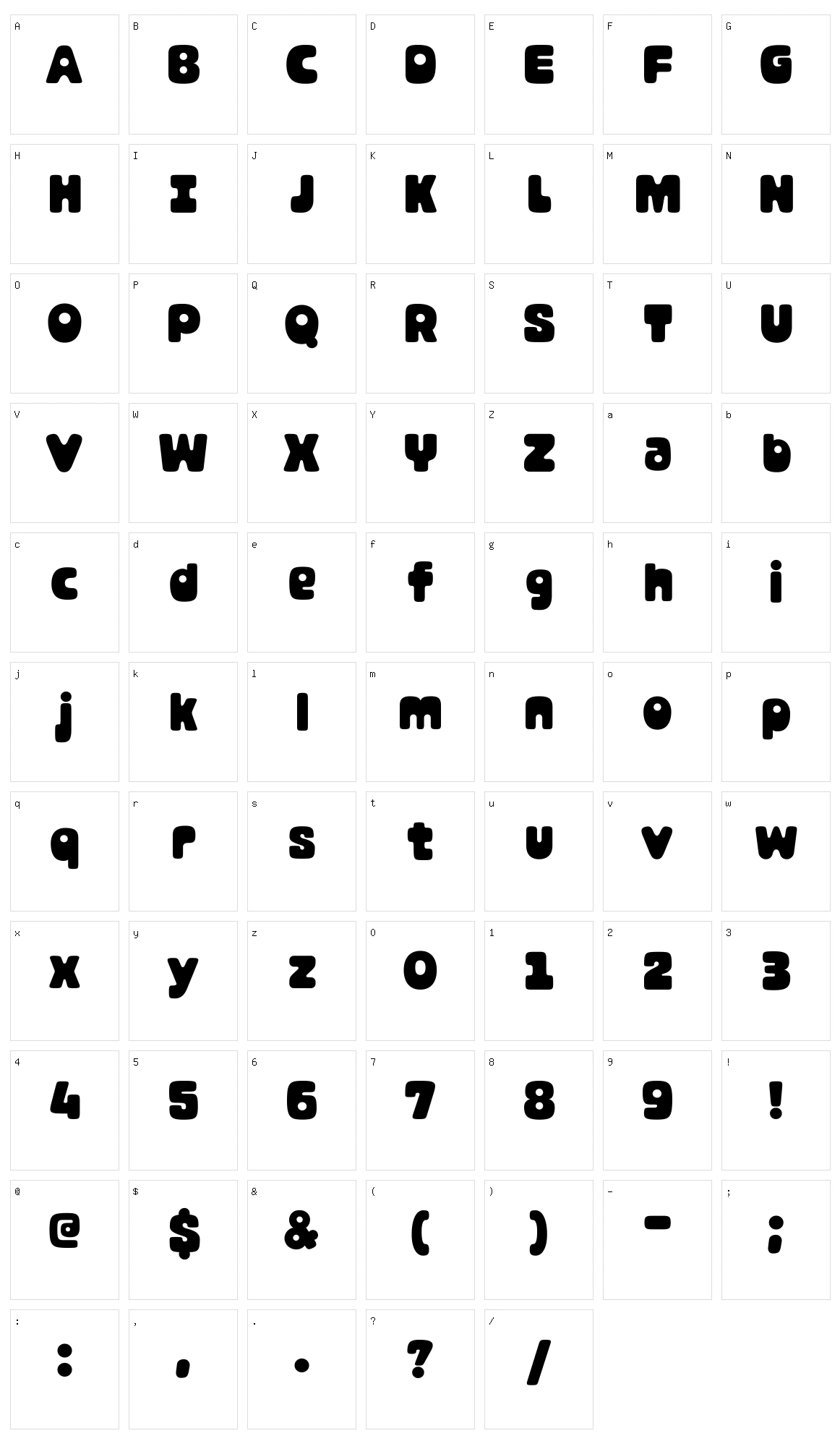 Marlon Character Set