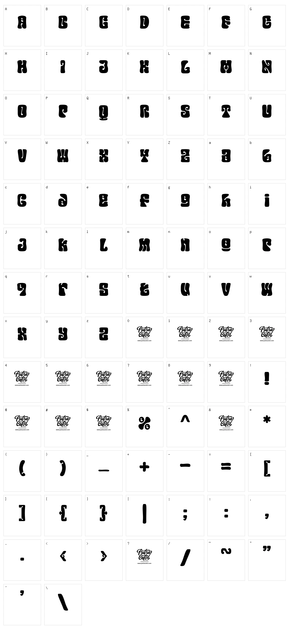 Mind Explorer Character Set