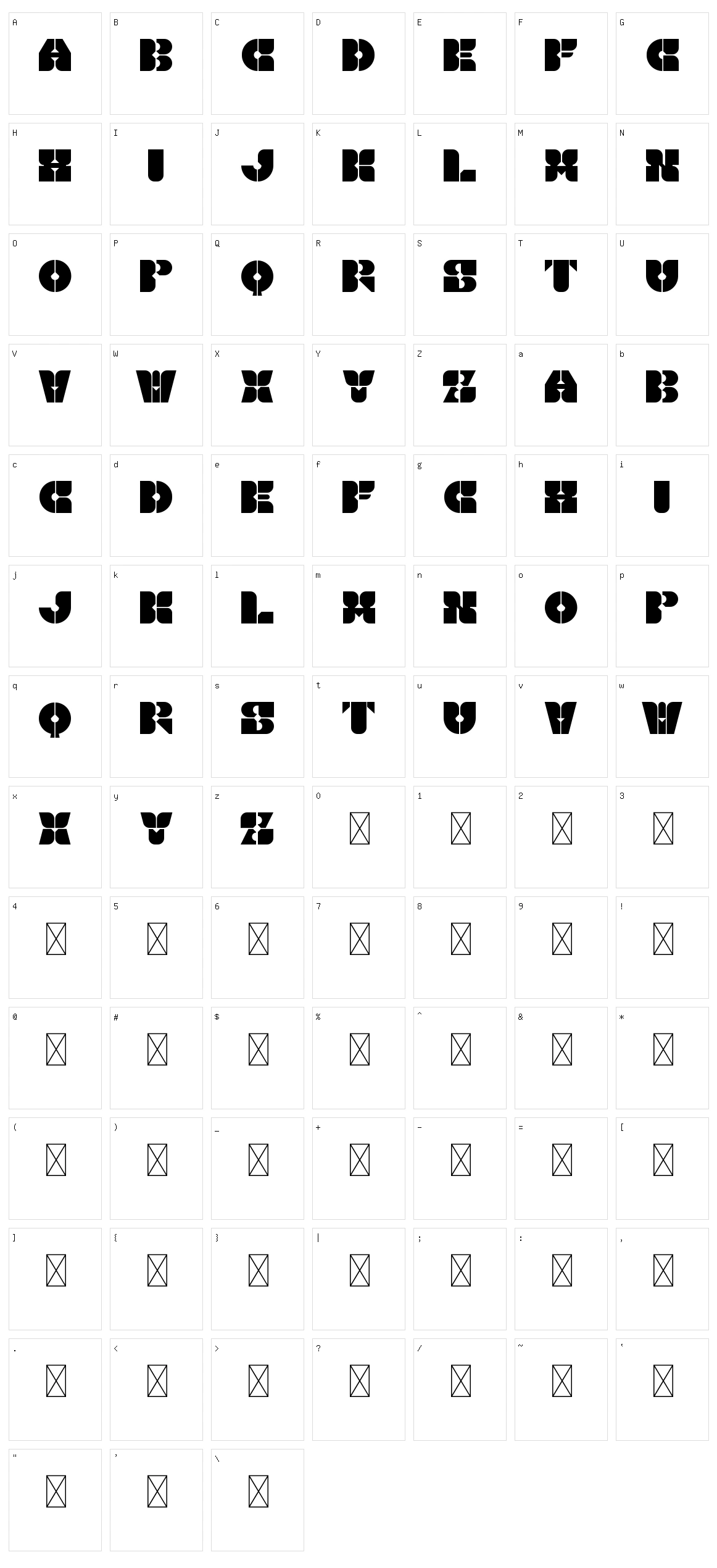Narse Character Set