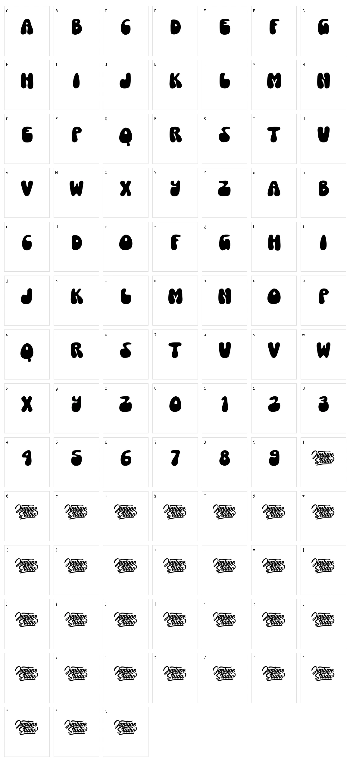 Nuts And Chips Character Set