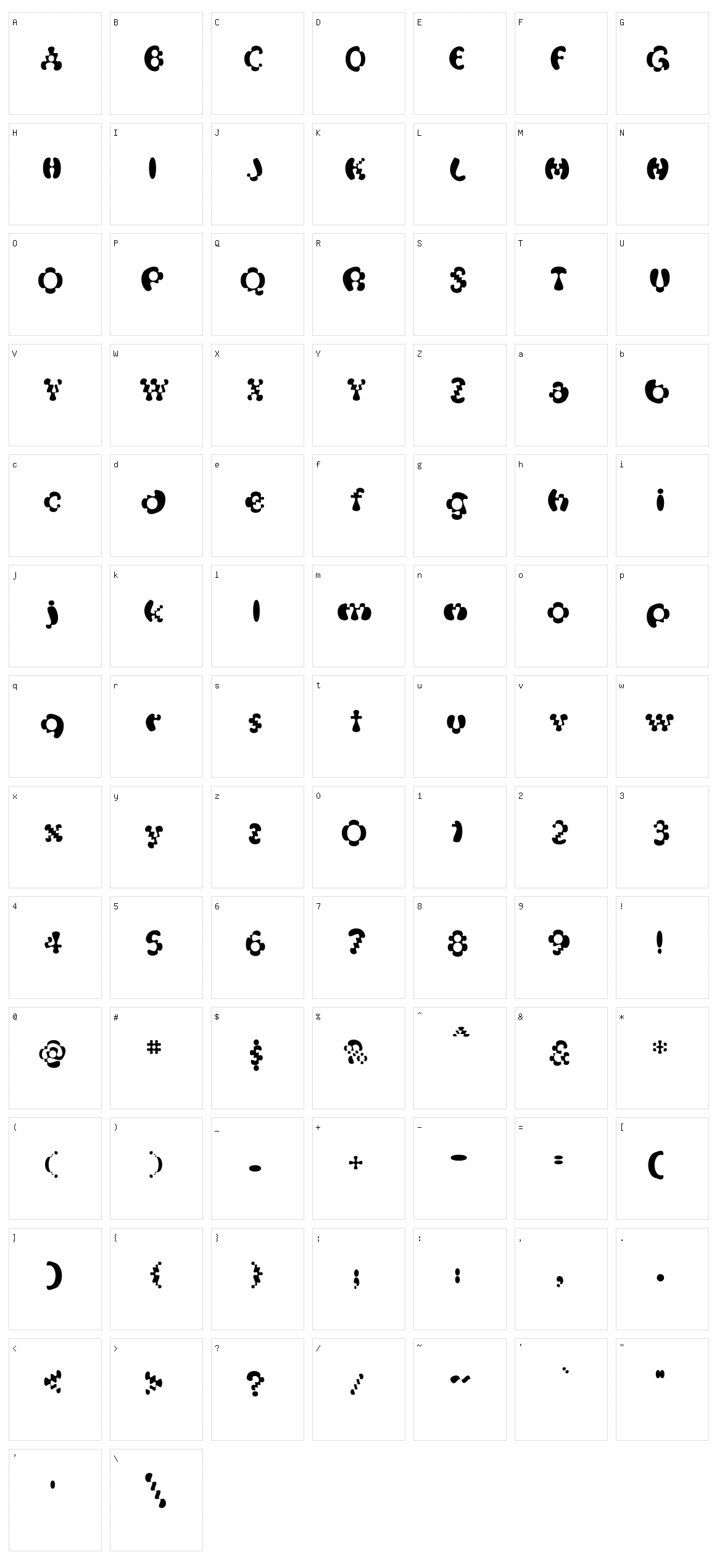 Oak Magic Mushroom Character Set