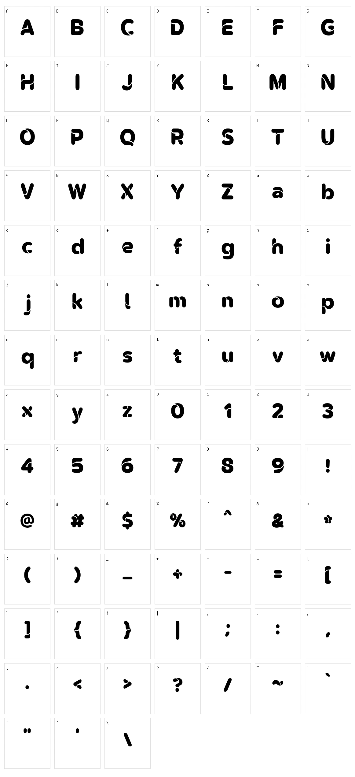 Omegle Character Set