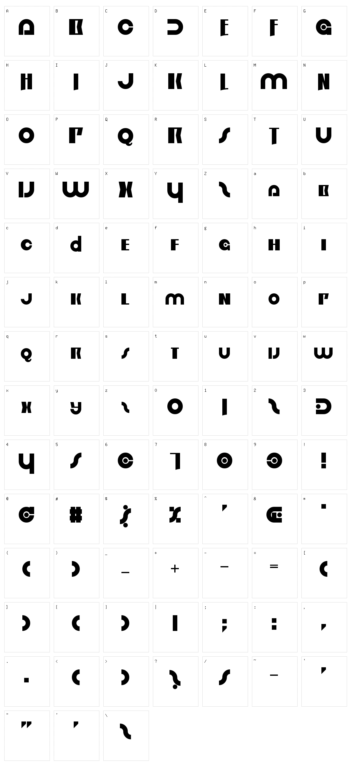 Order in Chaos Character Set
