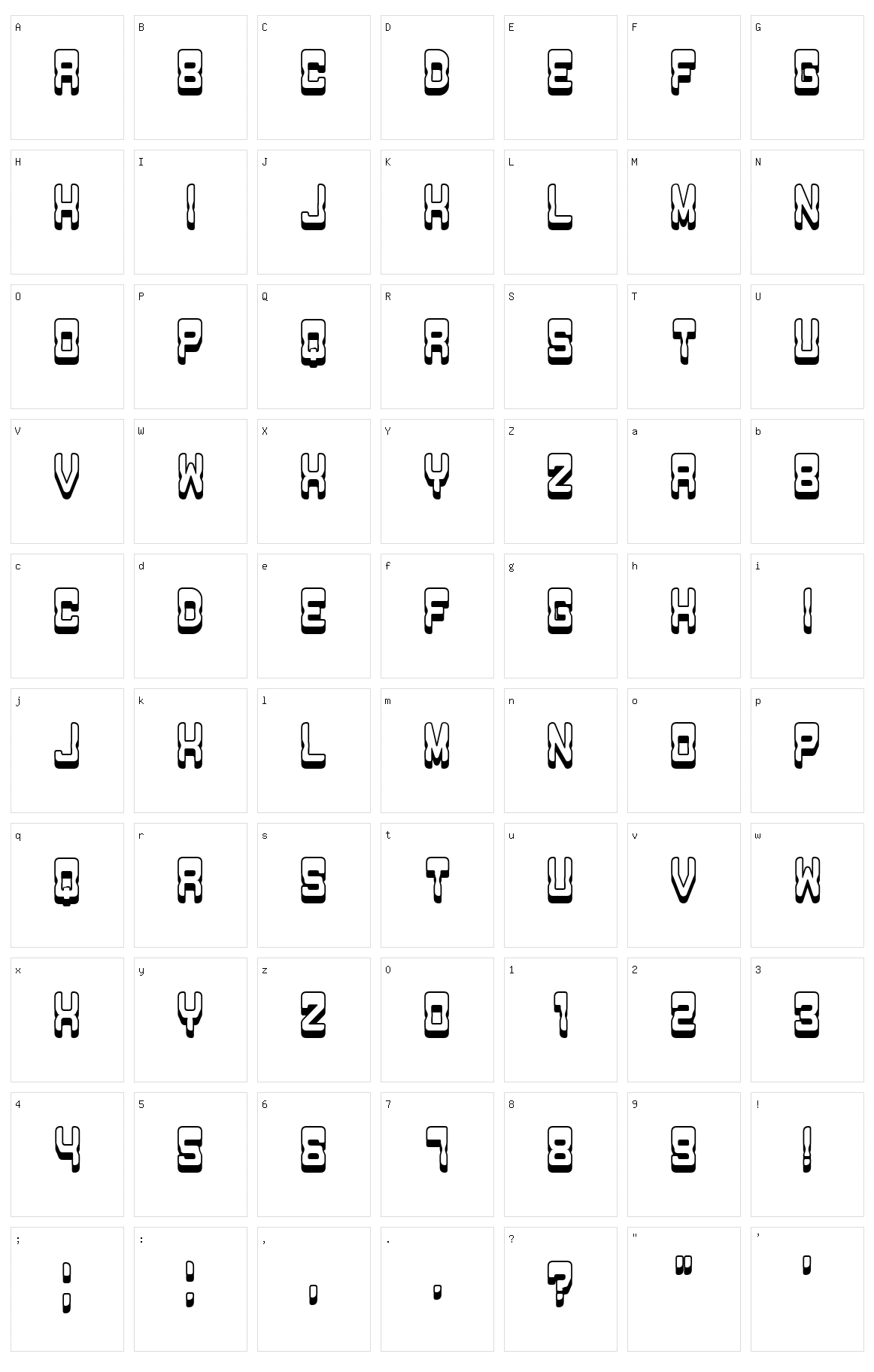 Passage Character Set