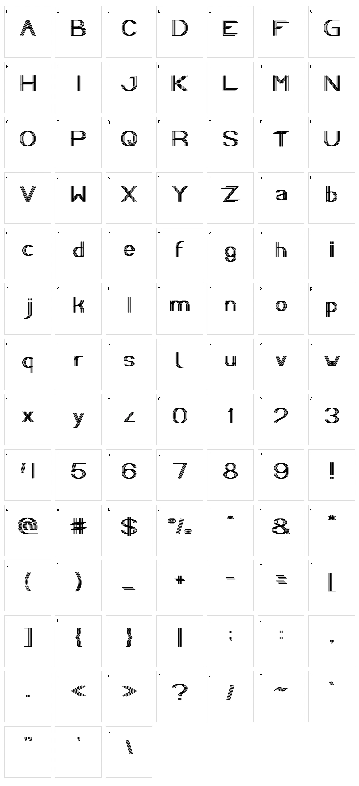 Play Ground Character Set