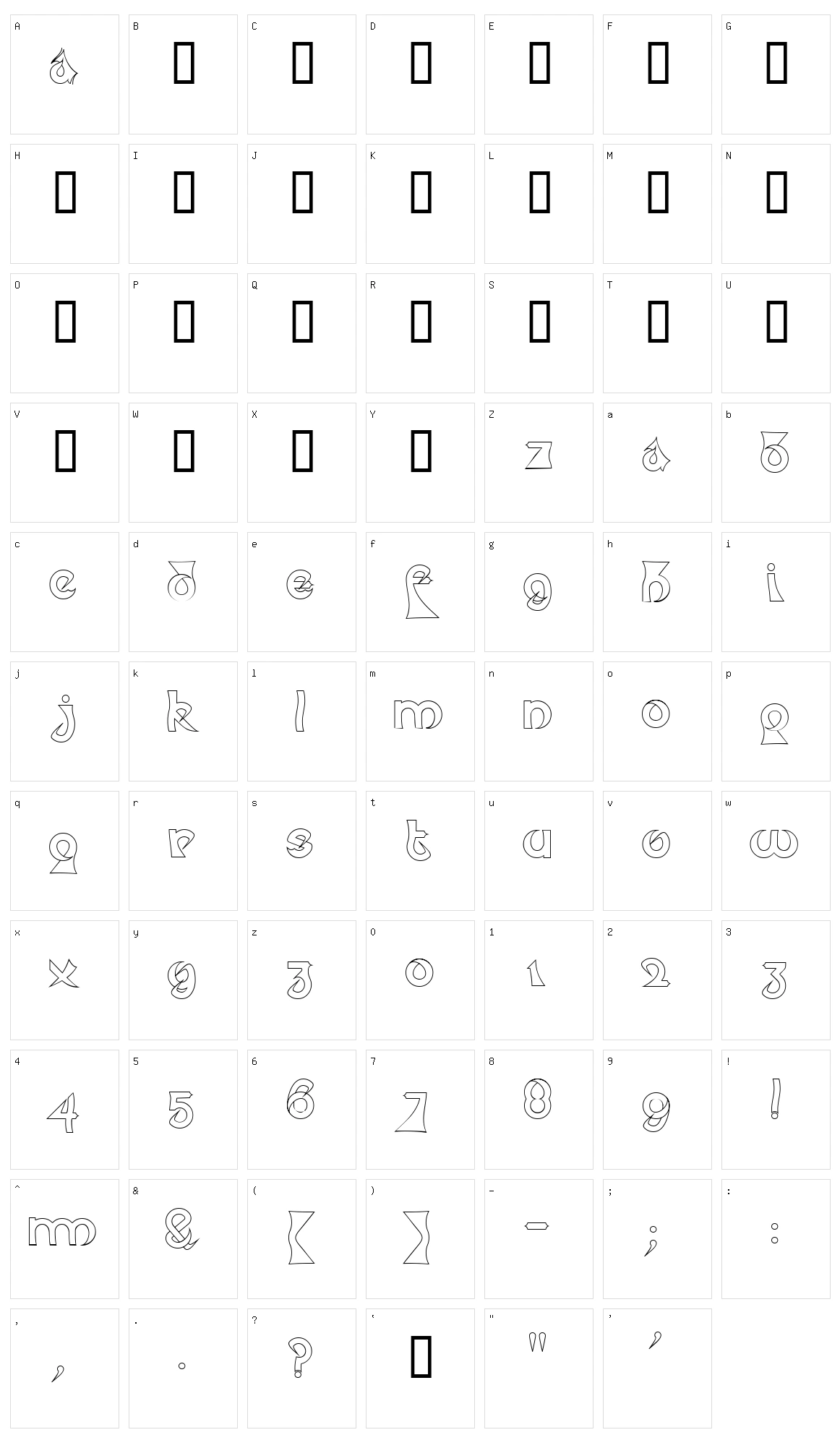 Psychotic Elephant Character Set
