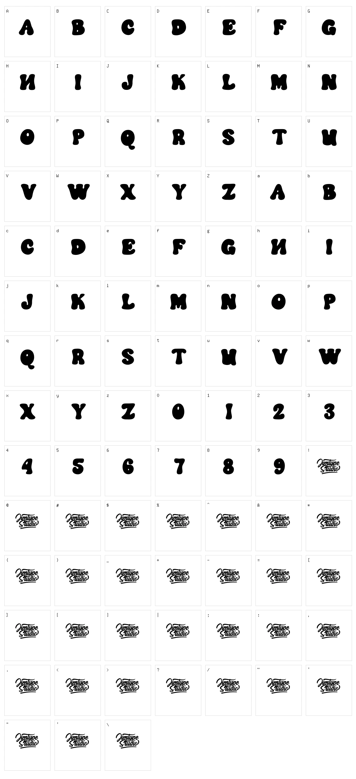 Pure Love Character Set