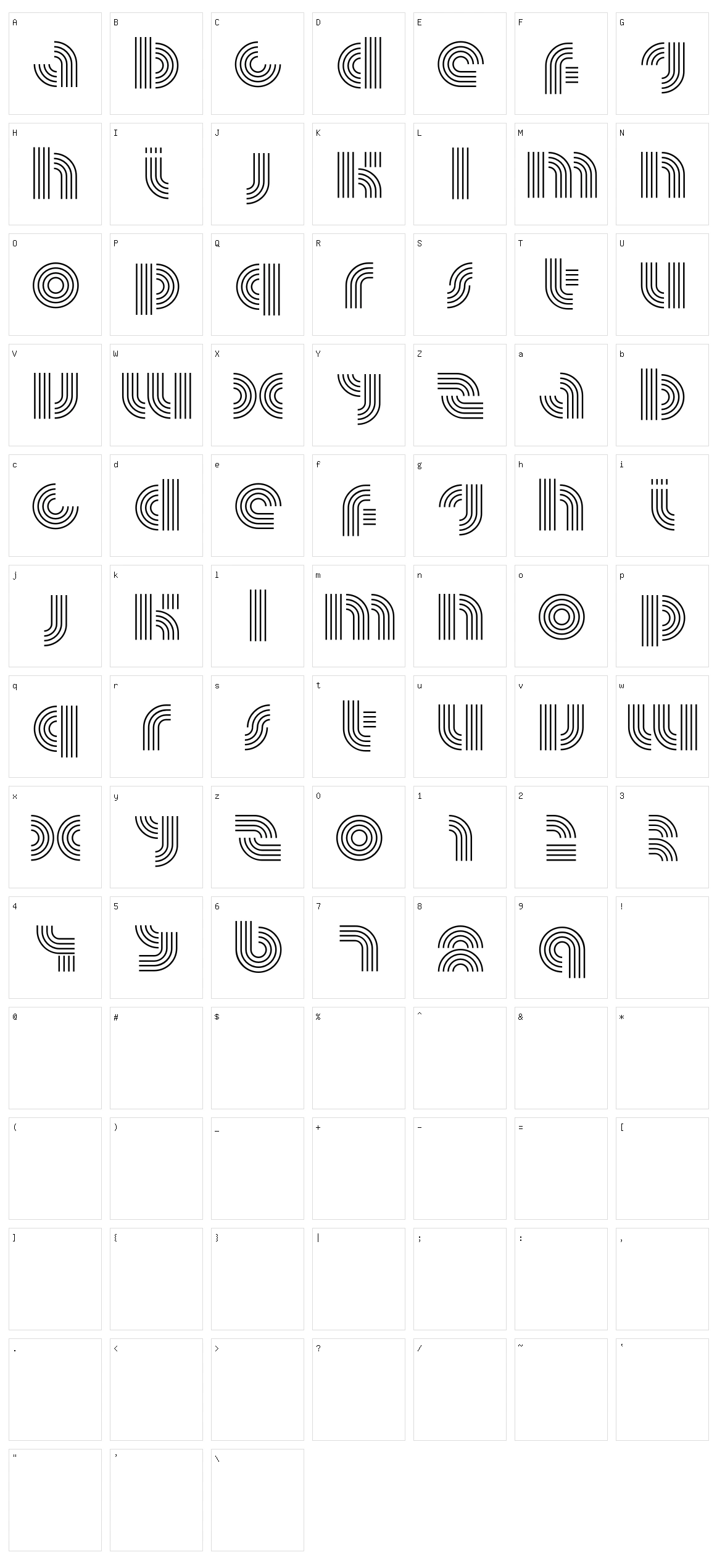 Radfahren Character Set
