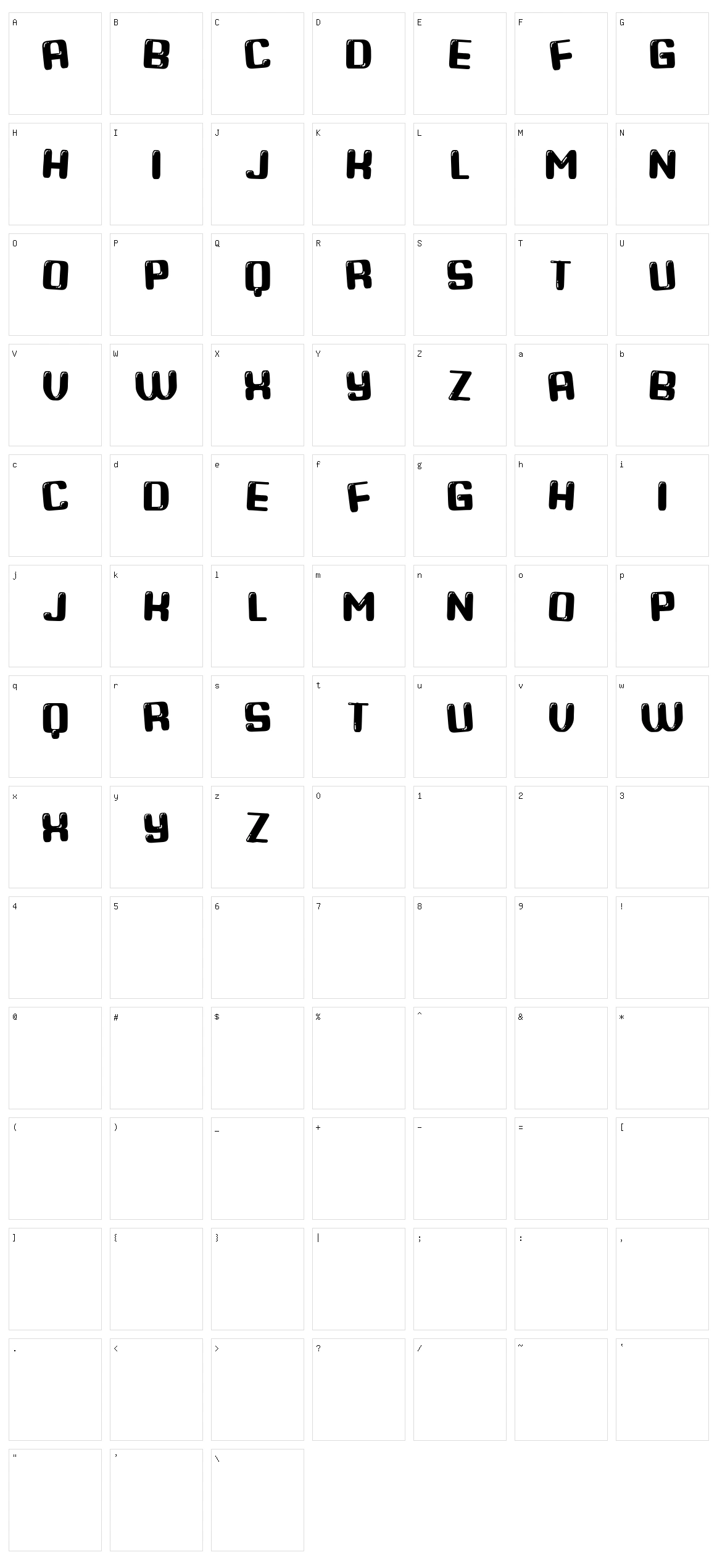 Remake Character Set