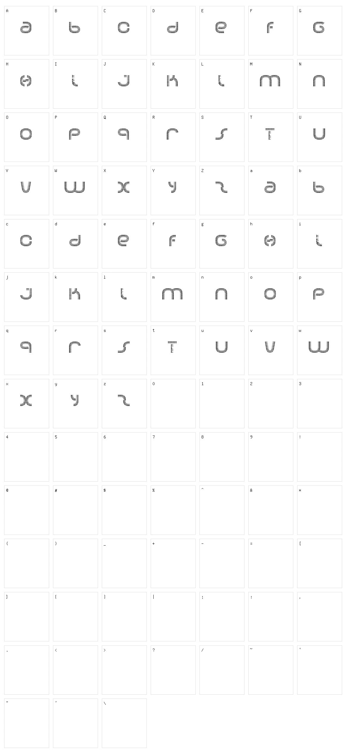 Soda Character Set