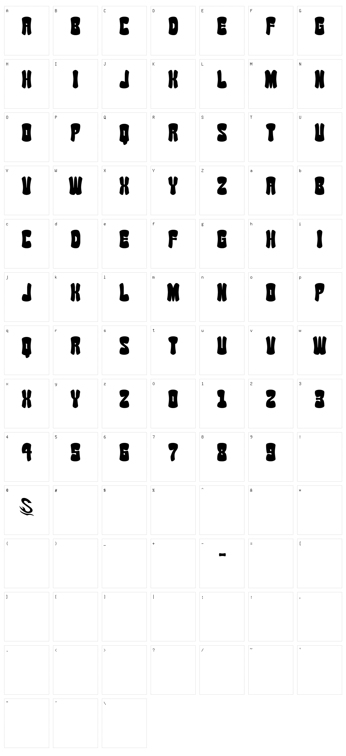 Soy Sauce Junky G Character Set