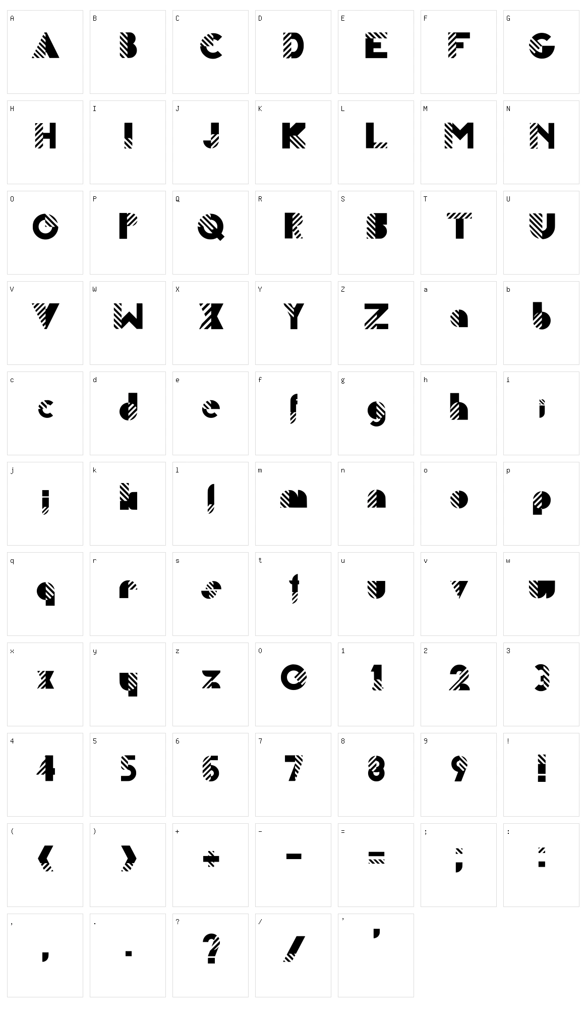 Streetside Character Set