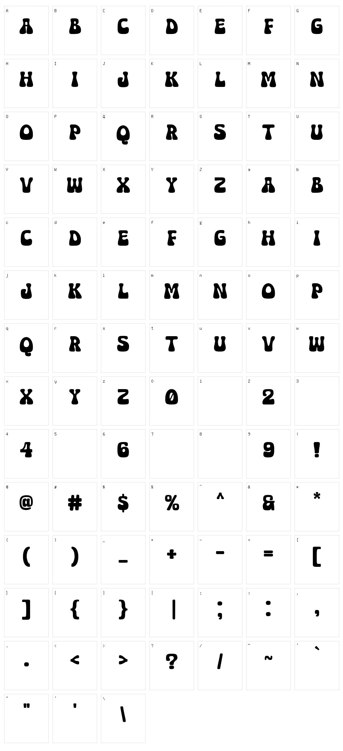 Super Festival Character Set