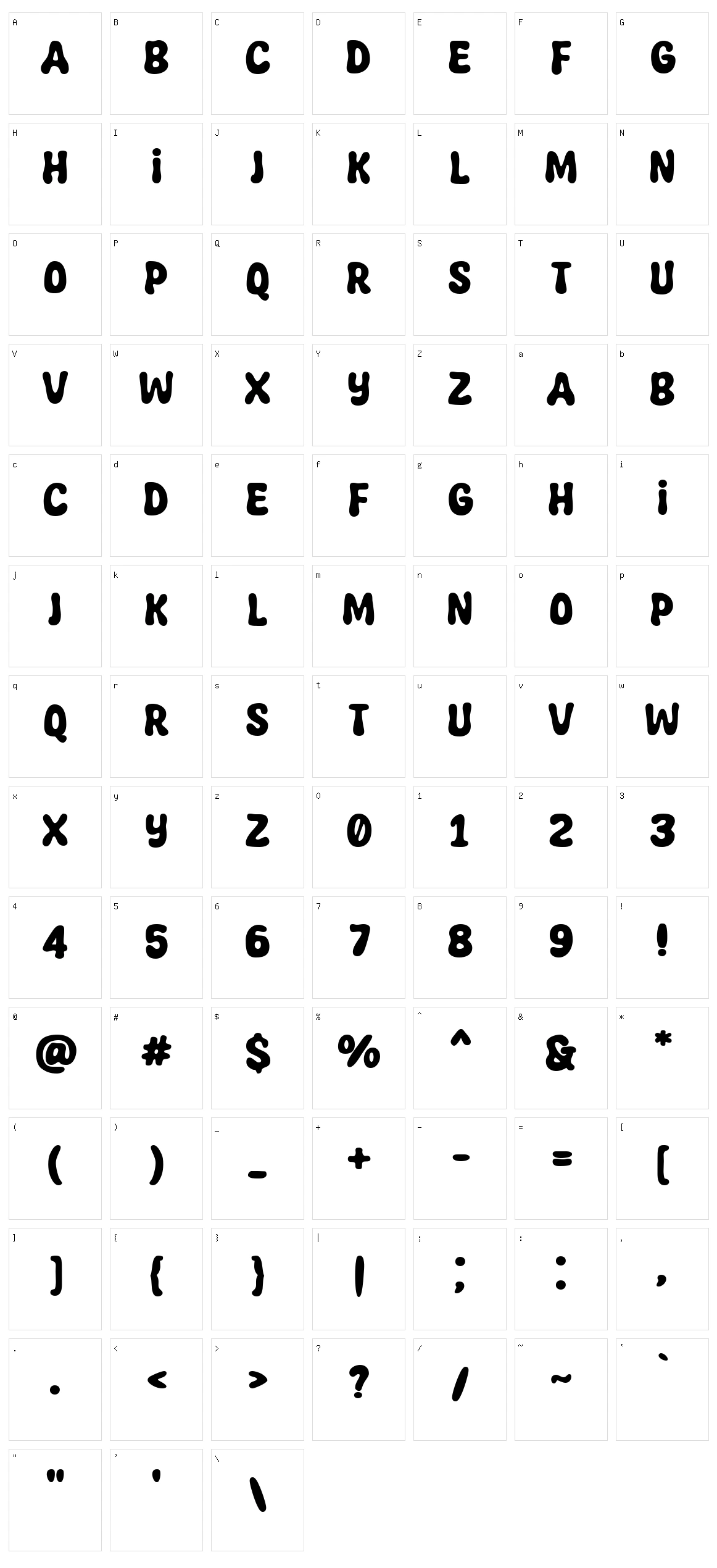 Super Funtime Character Set