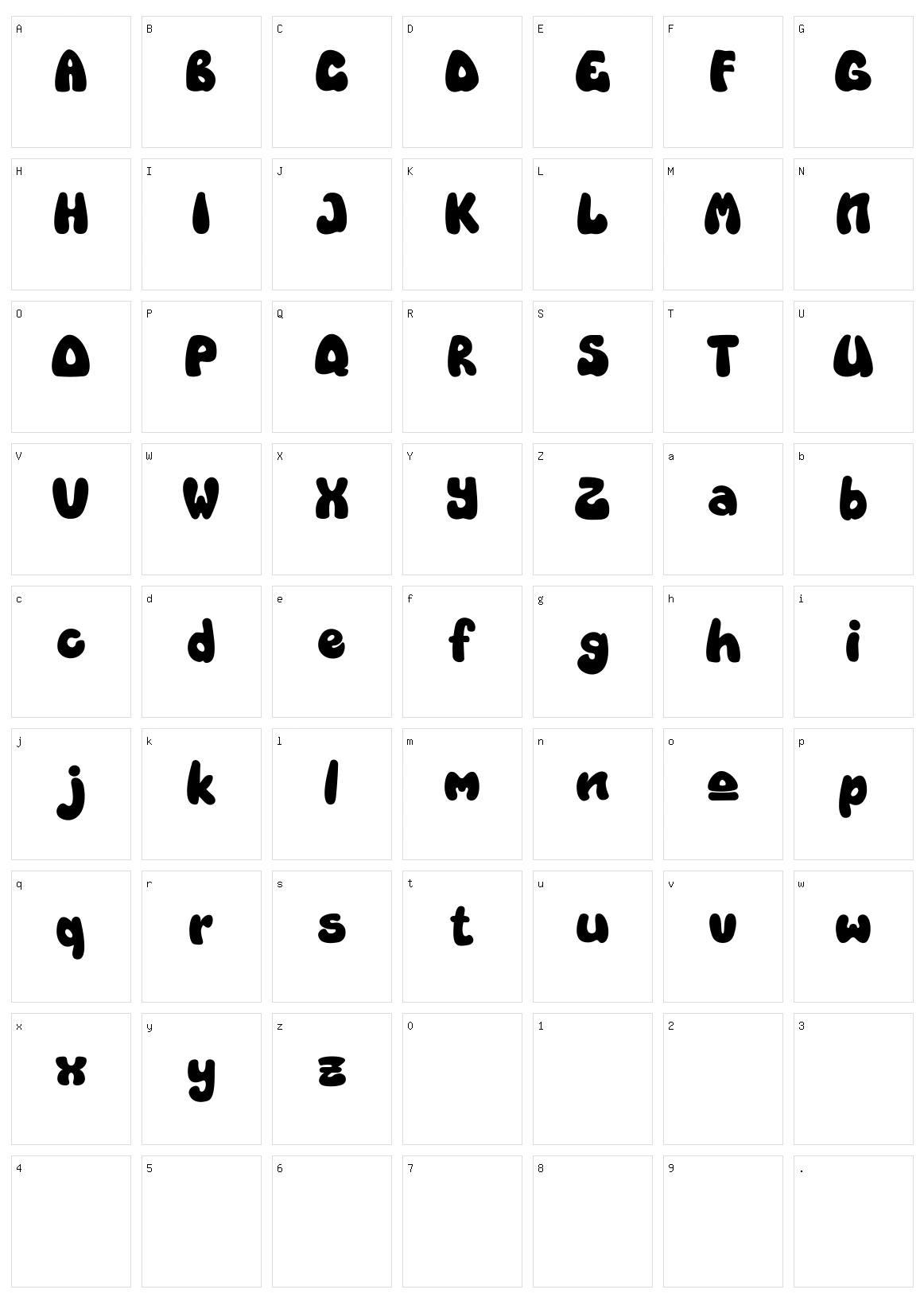 Various Character Set