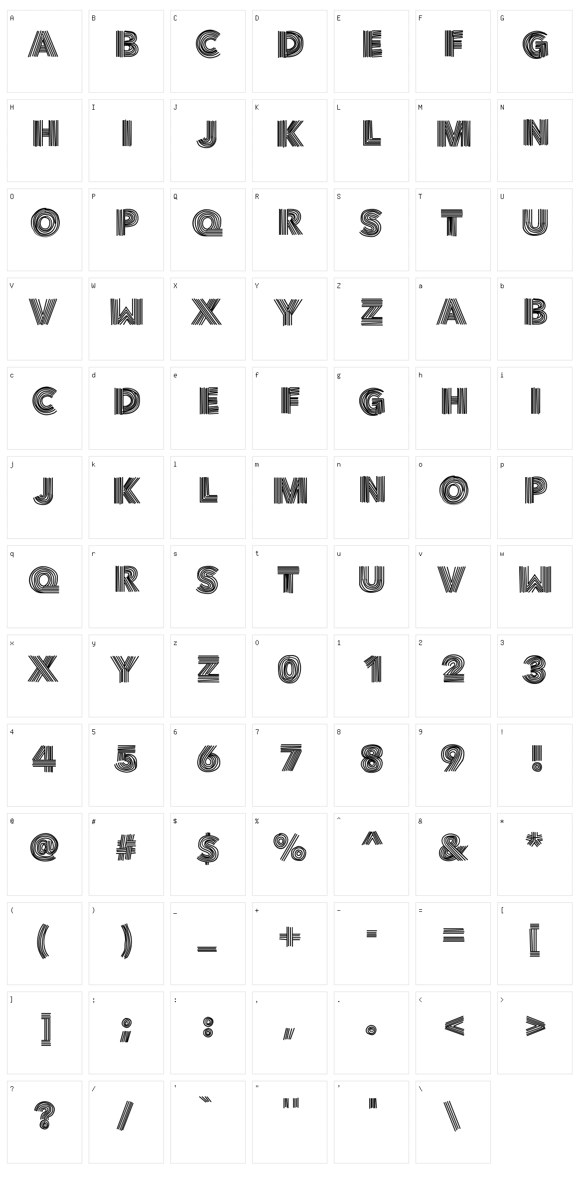 Vibe Character Set