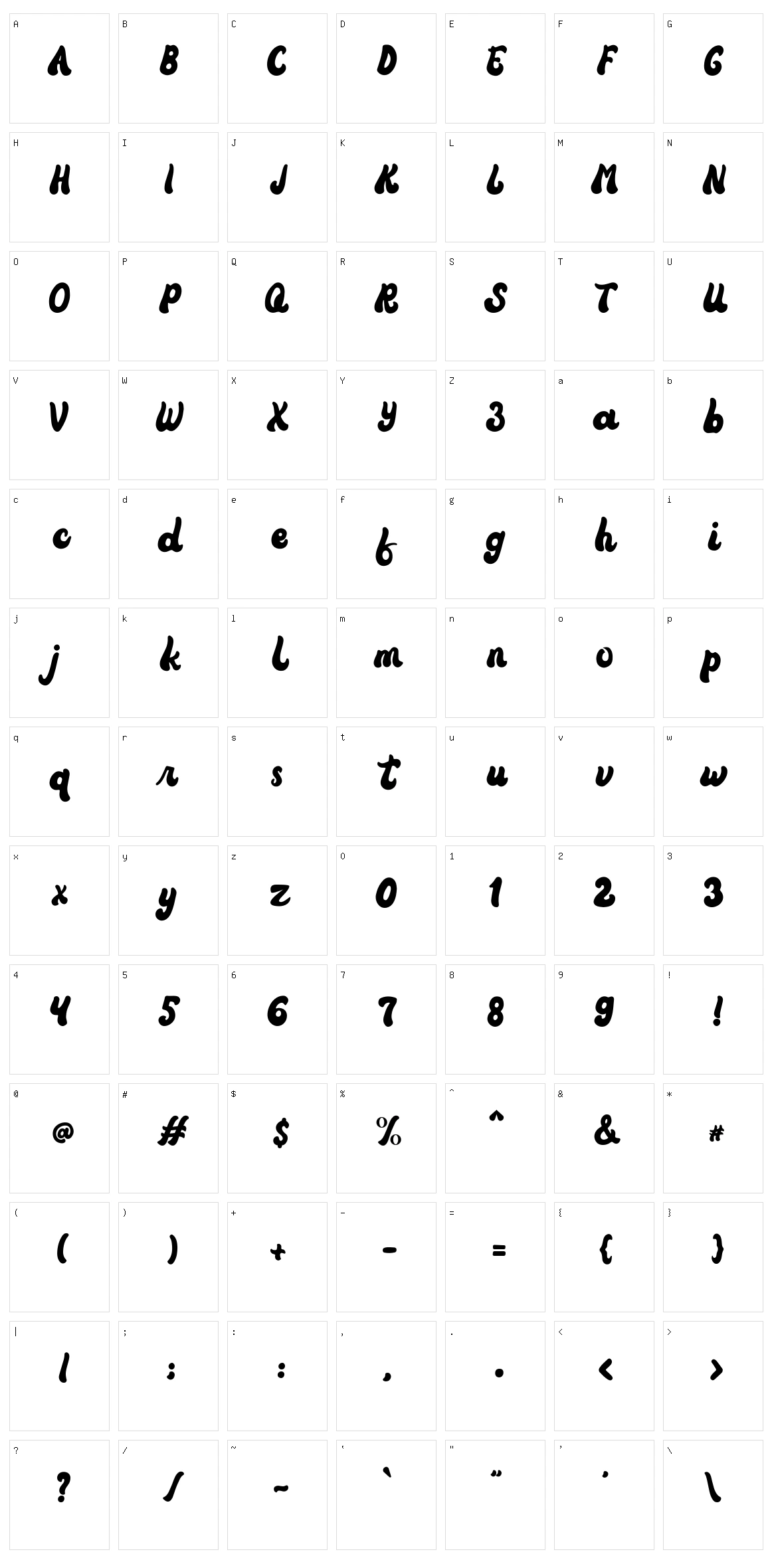 Vintage Rumble Character Set