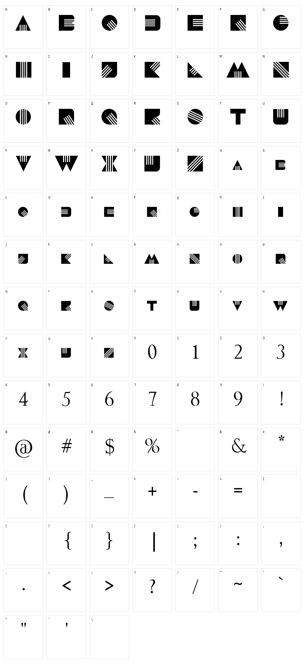 Vuur Character Set