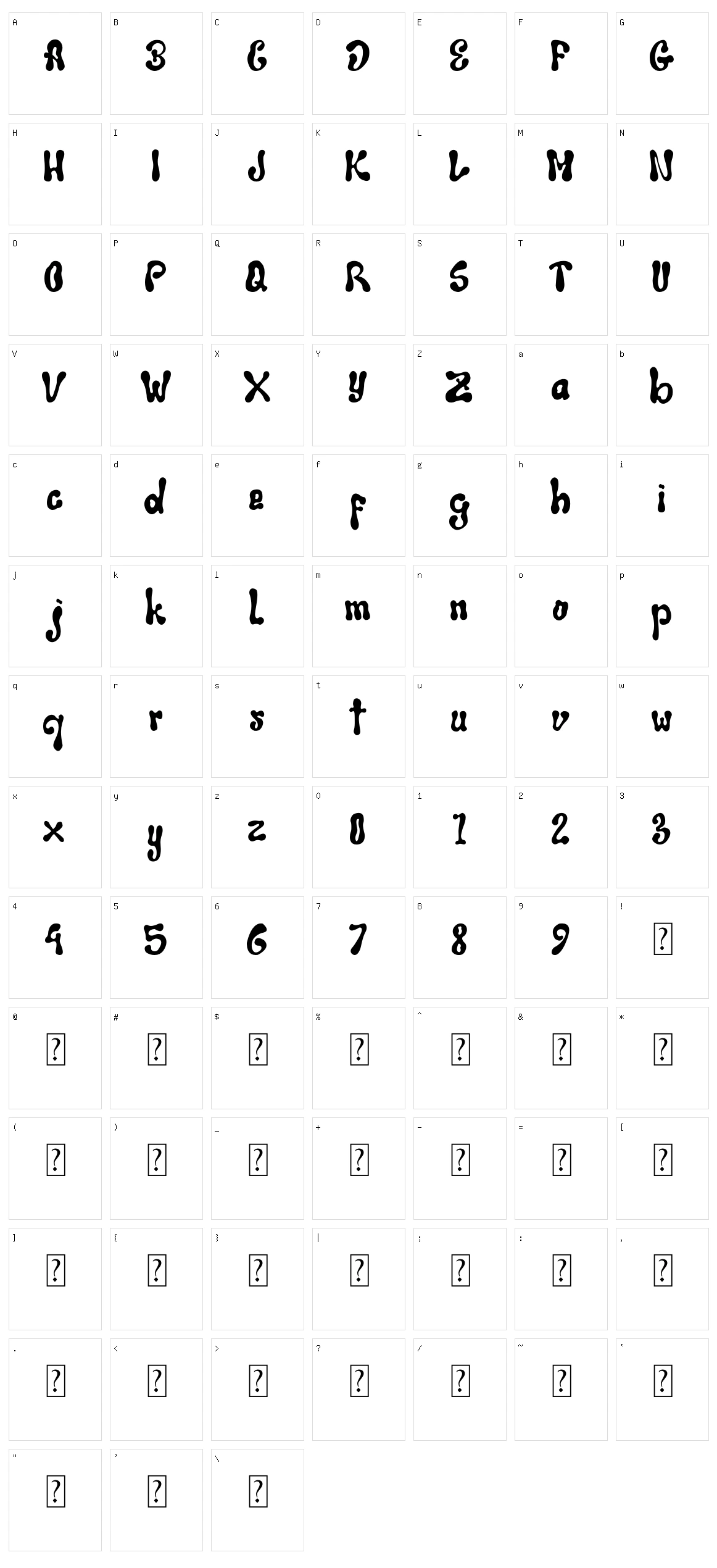 Wakaba Character Set