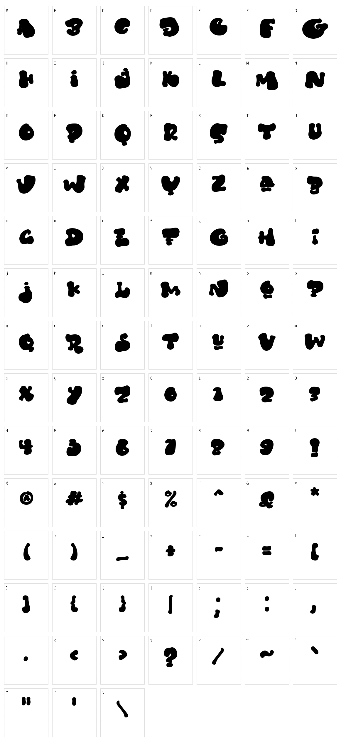 Wild Jackal Character Set