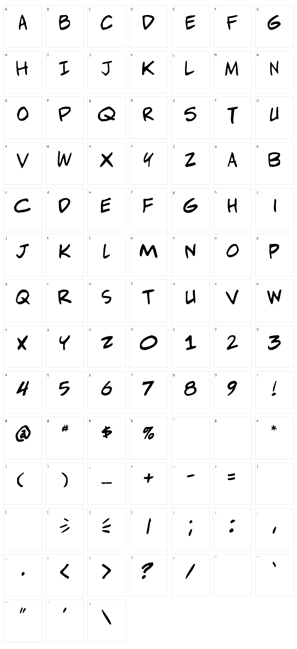 Adam Warren Pro Character Set