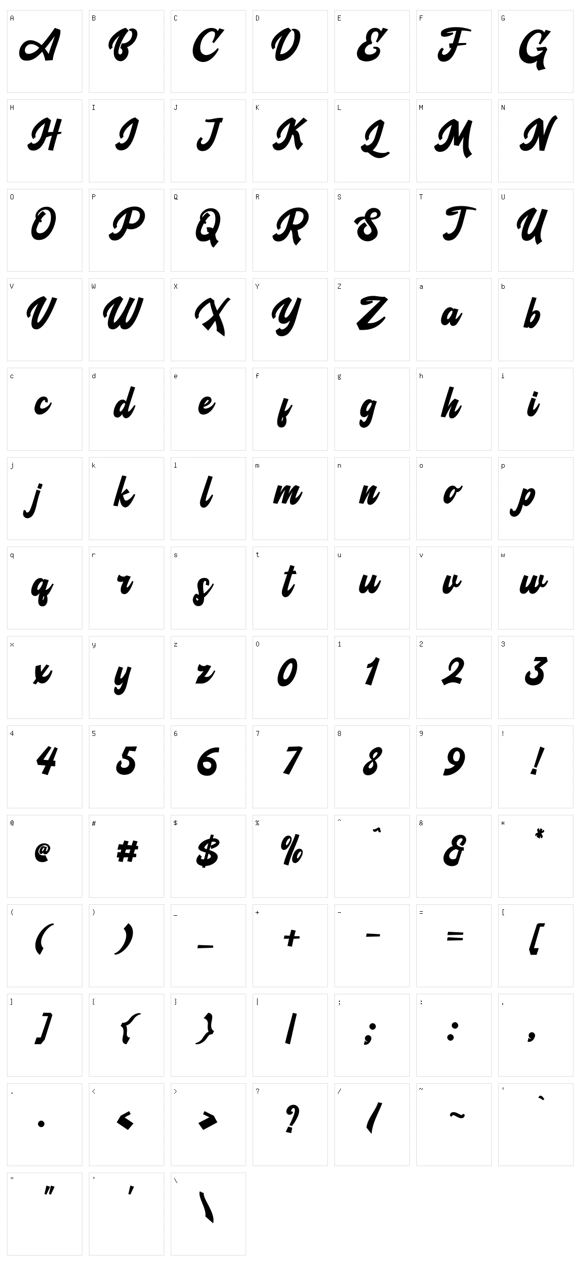 Agies Fresh Character Set