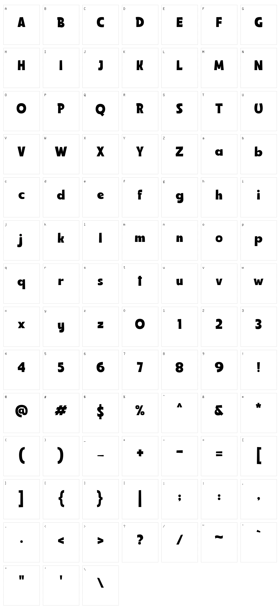 Ariston Comic Character Set