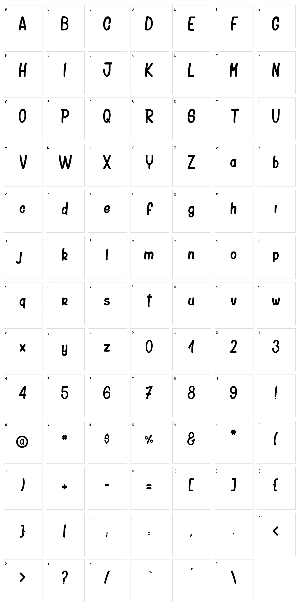 Cameltoe Kalypse Character Set