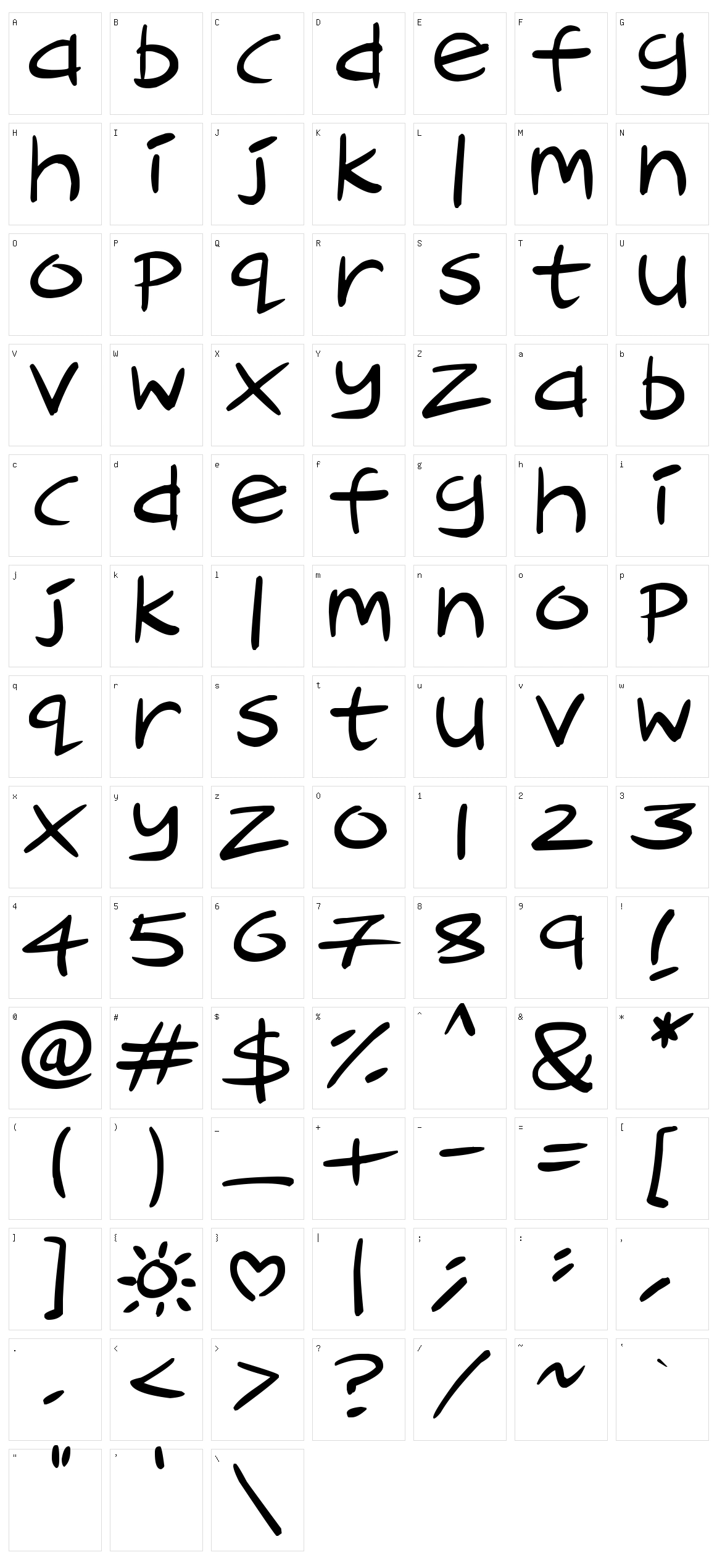 Cartoon Inkstrokes Character Set