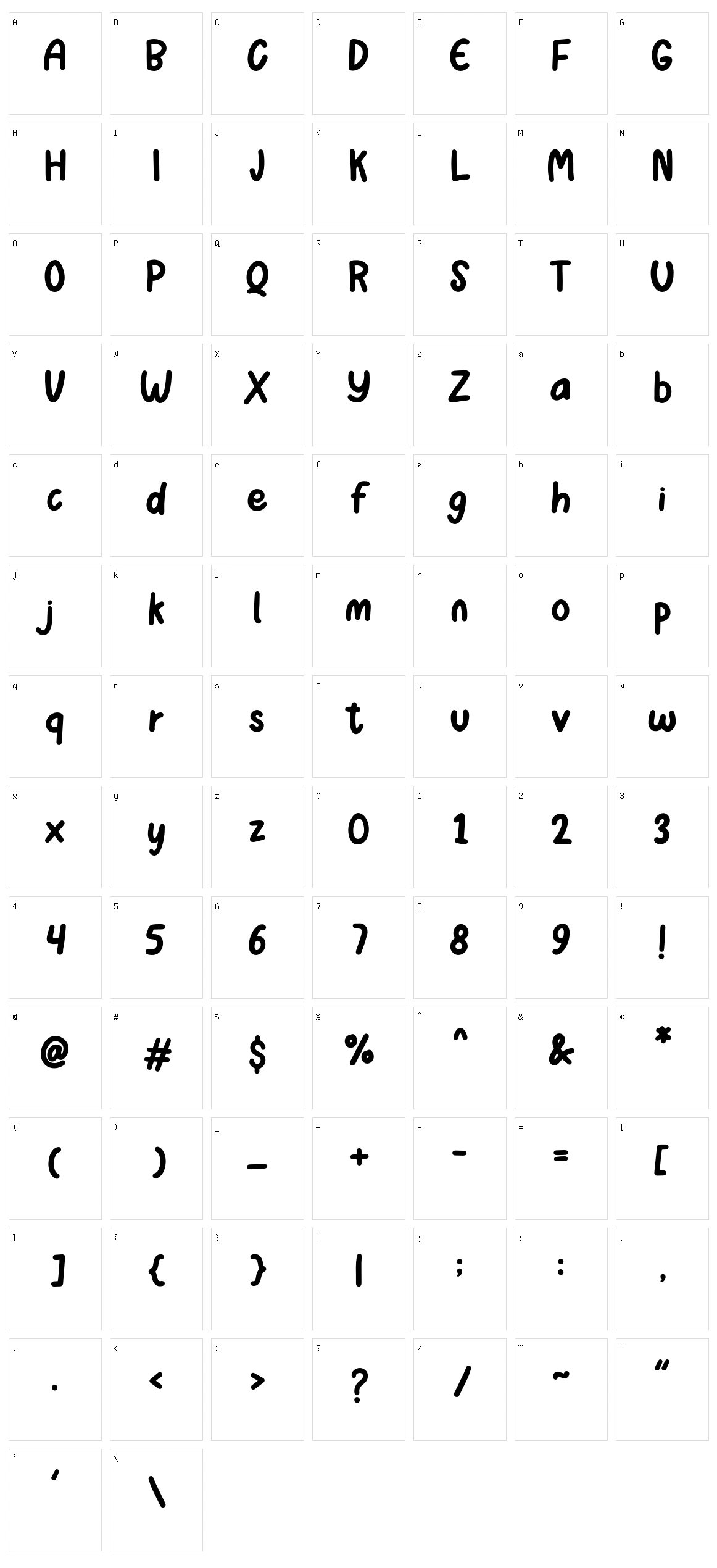 Choco Donut Character Set