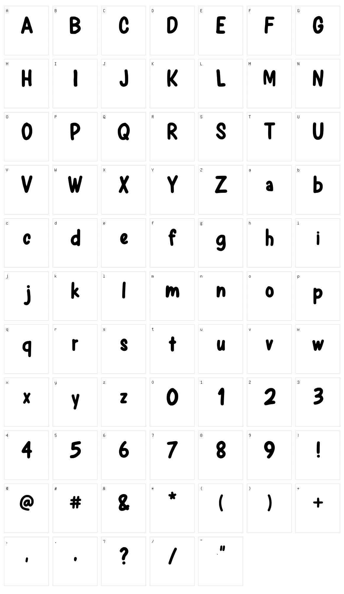 Com Com Character Set