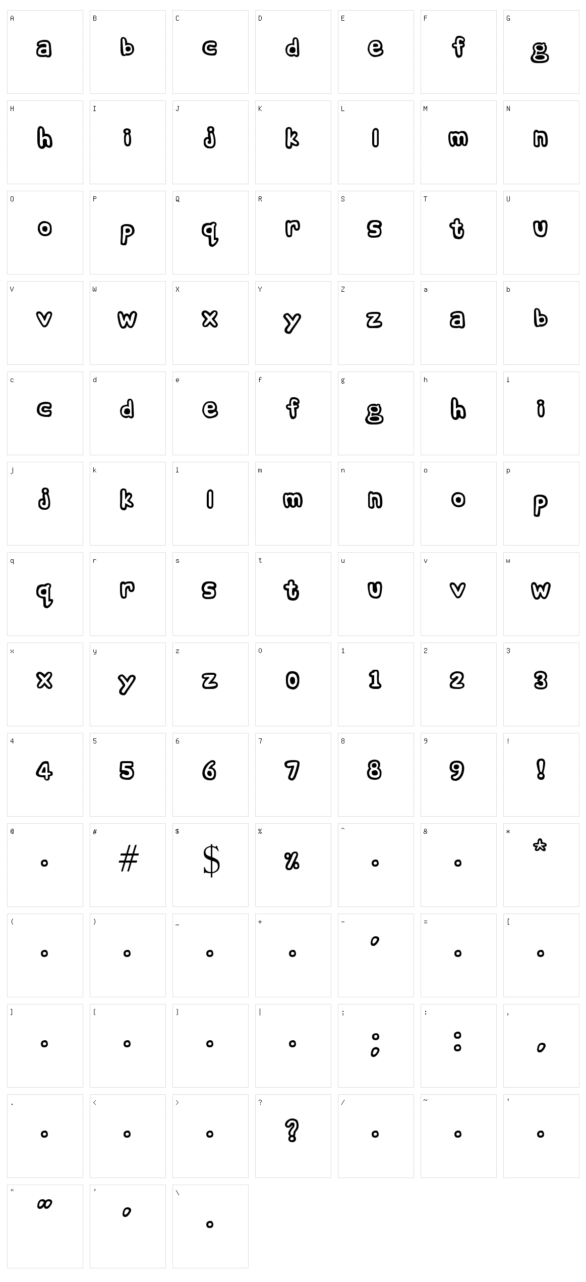 Comic Andy Character Set
