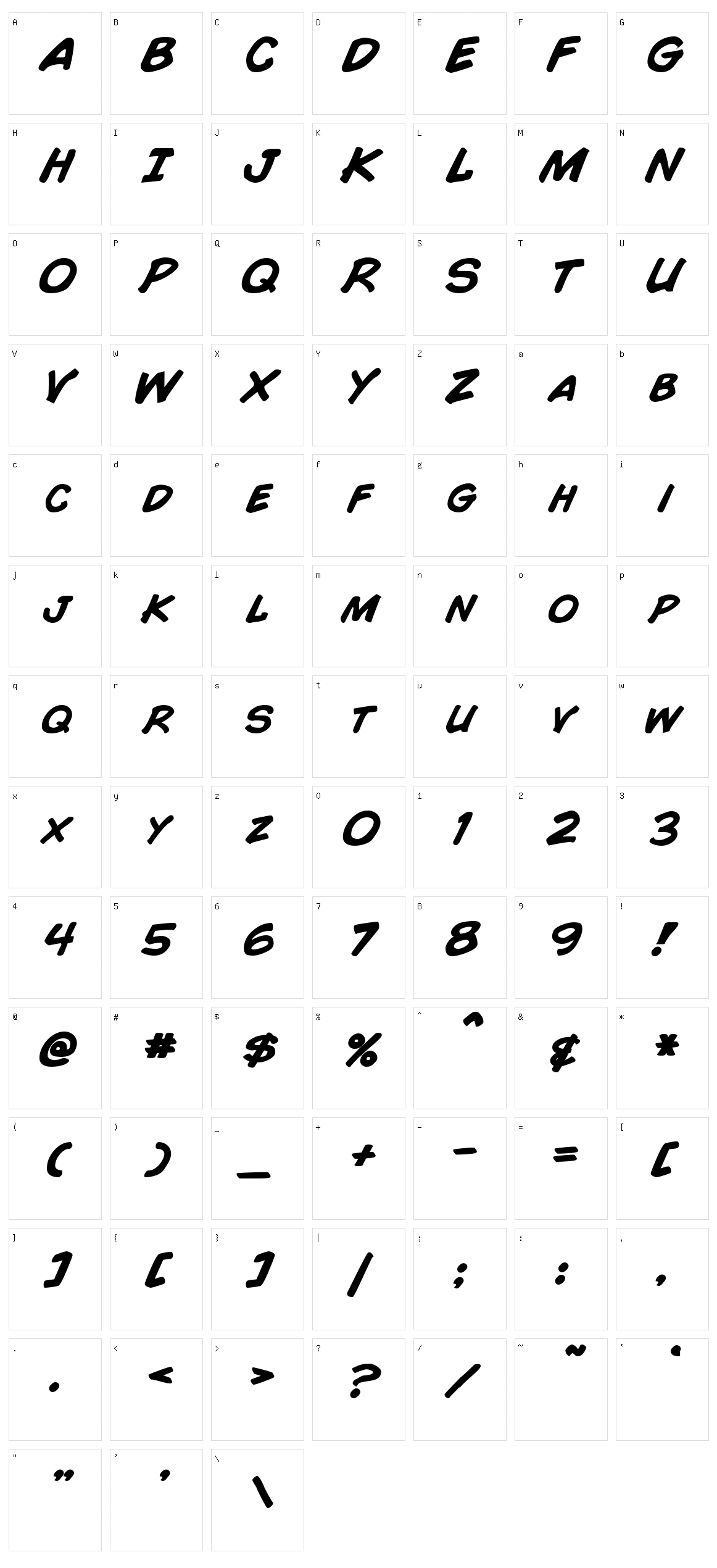 Comic Book Character Set