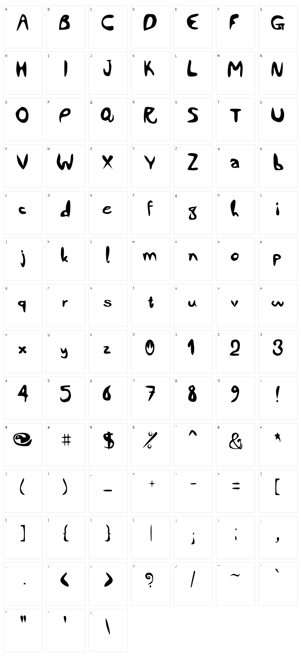 Comic City Character Set